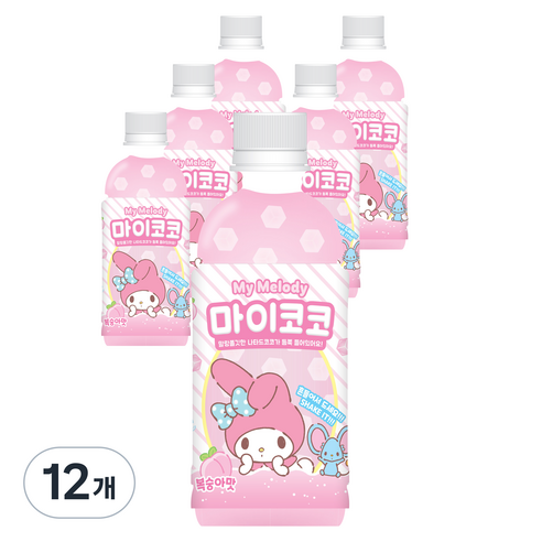 마이멜로디 마이코코 복숭아맛, 12개, 340ml