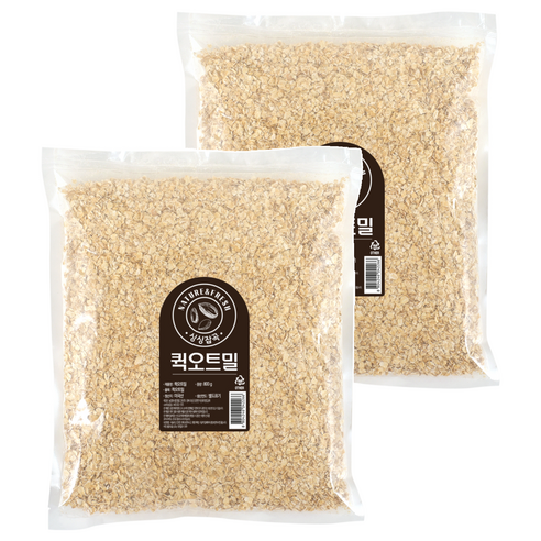 월드그린 싱싱 퀵오트밀, 800g, 2개