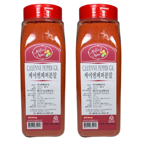 내츄럴스파이스 케이앤페퍼분말, 500g, 2개
