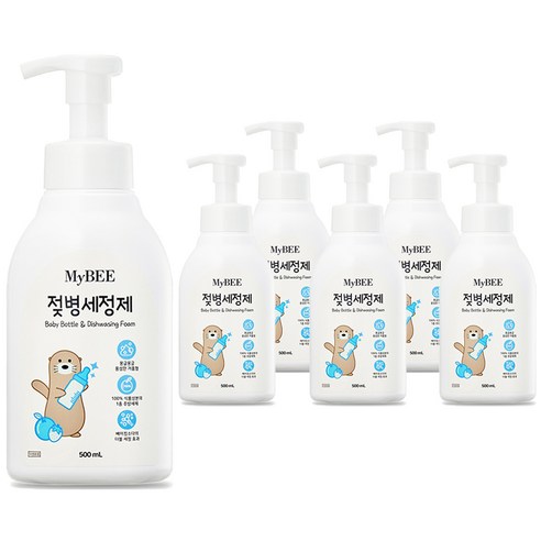 마이비 젖병세정제 거품형, 500ml, 6개