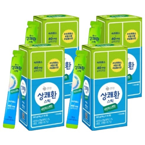 상쾌환 샤인머스캣맛 숙취해소스틱, 18g, 40개