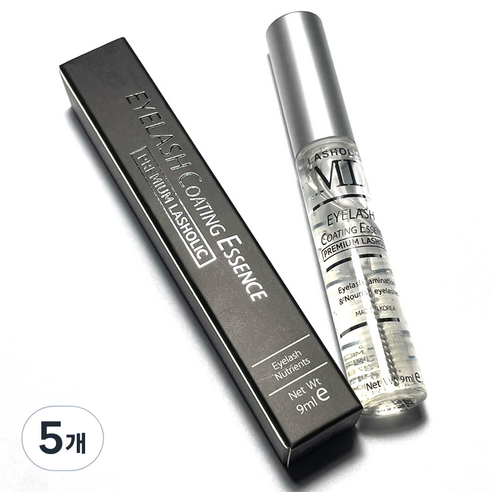 래쉬홀릭 MD 코팅에센스 마스카라 속눈썹영양제, 9ml, 5개