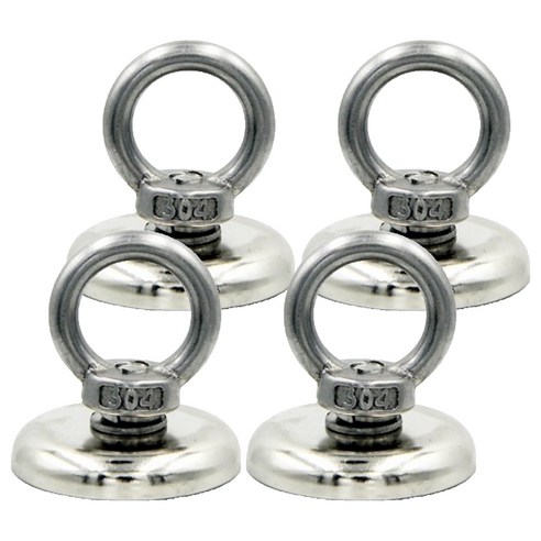파티복닷컴 네오디움 O형 고리자석 36mm, 실버, 4개