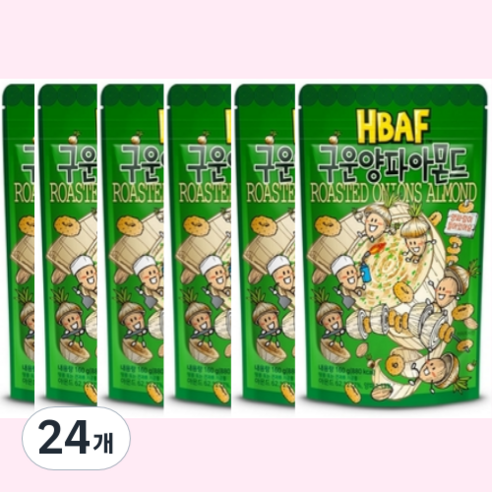 바프 구운양파 아몬드, 30g, 24개