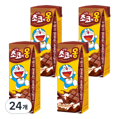 남양유업 초코에몽, 180ml, 24개