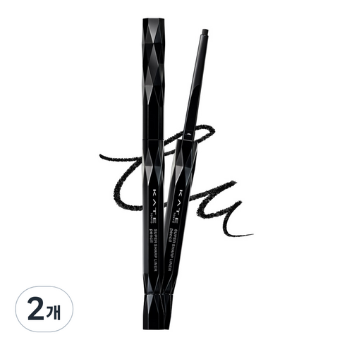 케이트 슈퍼 샤프 라이너 펜슬 0.09g, BK-1, 2개