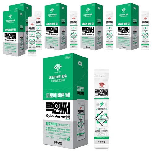 동화약품 피로회복제 퀵앤써액 샤인머스캣향, 12ml, 48개