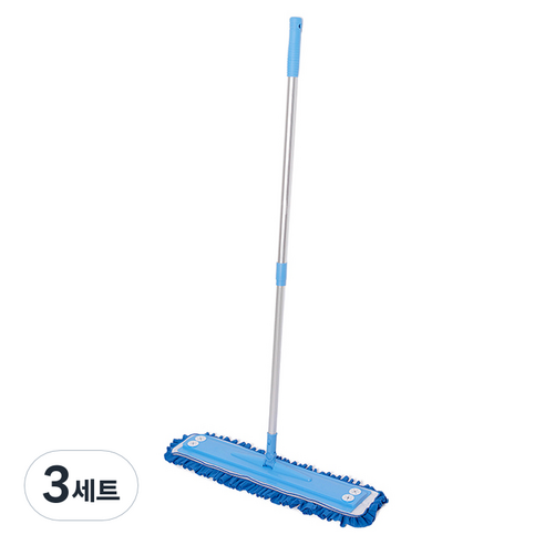 크린메이트 벨크로 대걸레 40cm + 알루미늄 밀대 세트, 3세트