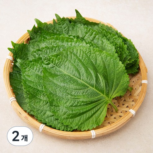 밀양 깻잎, 100g, 2개