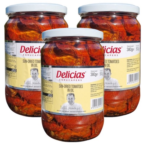 델리시아스케이퍼 썬드라이드 토마토, 500g, 3개