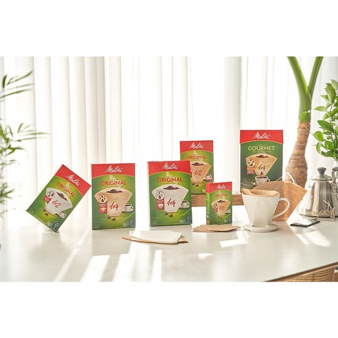 완벽한 커피 한 잔을 위해 필수적인 밀리타 고메 커피여과지