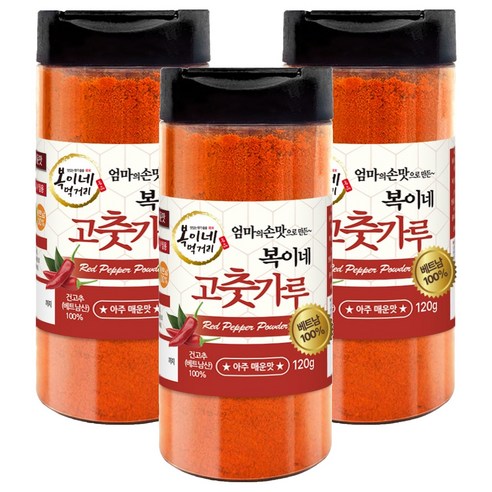 복이네먹거리 베트남 고춧가루 소스용 아주매운맛, 120g, 3개
