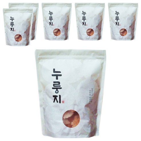 권여사 자연발효 쌀로 만든 구수한 누룽지, 500g, 6개