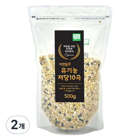 자연담은 유기농 혼합10곡, 500g, 2개