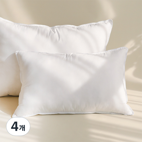 아망떼 베이직 베개솜, WHITE, 4개