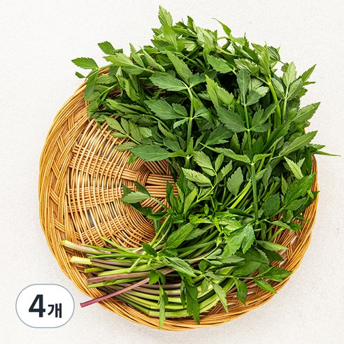 국내산 청도 미나리, 1kg, 4개