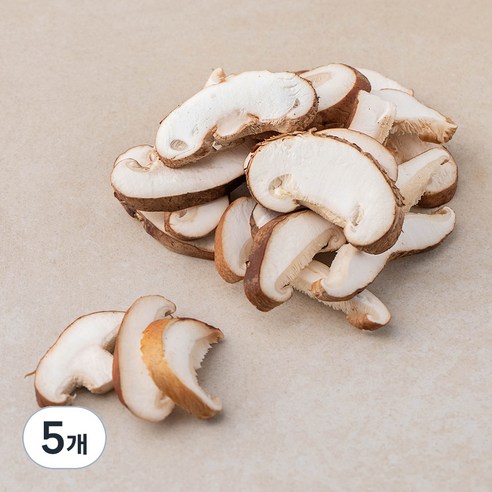 국내산 슬라이스 생표고, 150g, 5개
