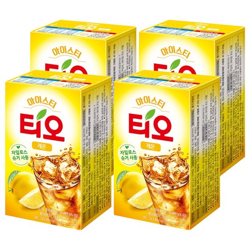 동서티오 아이스티 분말 레몬맛, 13g, 18개입, 4개