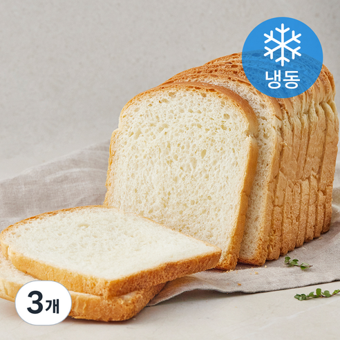 더브레드블루 우리밀식빵 (냉동), 440g, 3개
