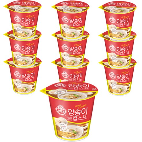 오뚜기 양송이 컵스프, 27g, 10개