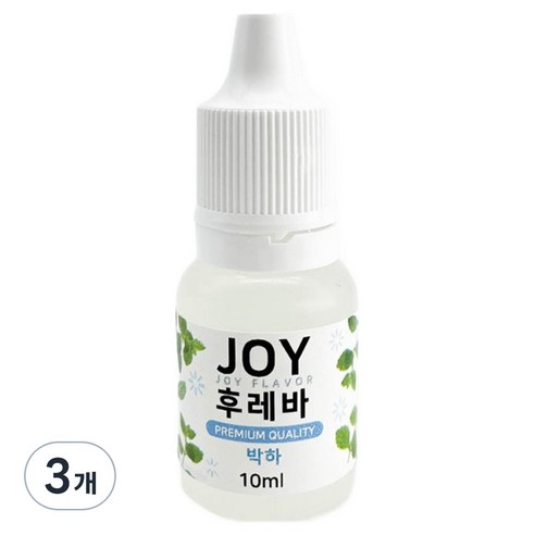 조이후레바 아로미조이 슬라임재료 10ml, 3개, 박하
