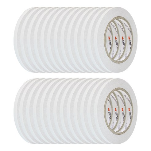 엠파이어 양면테이프 7mm x 30m, 화이트 반투명, 26개입