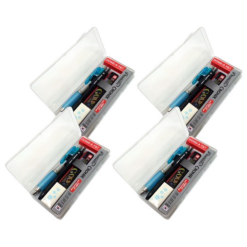 동아 프로매틱 샤프 + 볼펜 문구세트, 혼합색상, 4세트