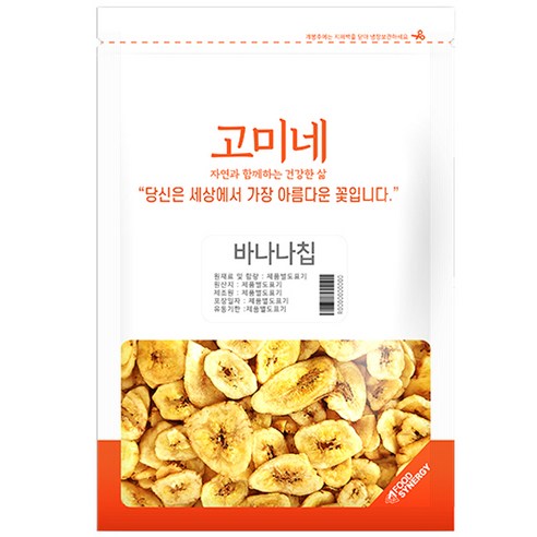 고미네 바나나칩, 500g, 1개