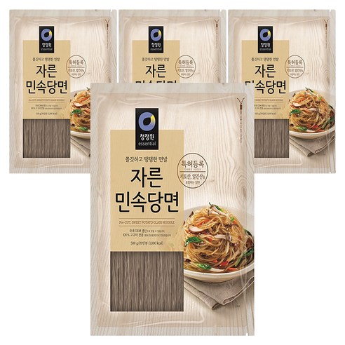 청정원 자른 민속당면, 500g, 4개