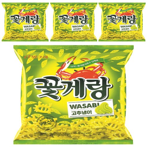 꽃게랑 고추냉이, 143g, 4개