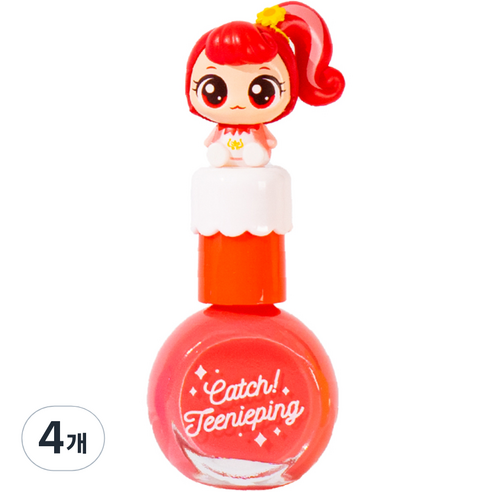참존 캐치티니핑 시즌3 뷰티 피규어수성네일 10ml 나나핑, 4개