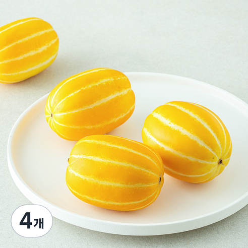 성주 당도선별 참외, 4개, 1kg(3~5입)