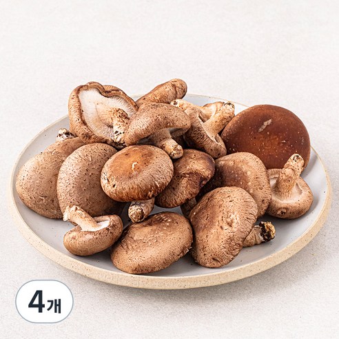 못생겨도 맛있는 친환경 표고버섯, 1kg, 4개