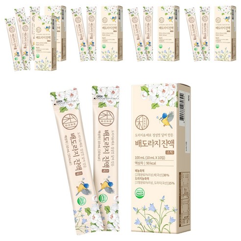 바로이즙 배도라지진액 스틱, 100ml, 6개