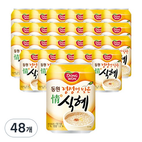 동원 정성껏 빚은 식혜 238ml, 48개