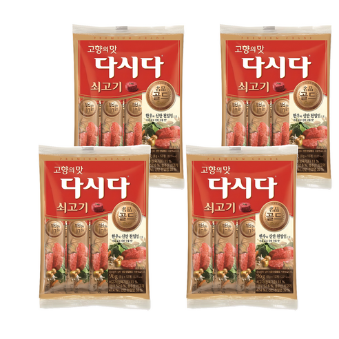 다시다 골드 쇠고기, 96g, 4개