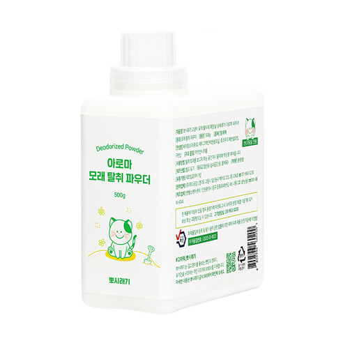 뽀시래기 고양이 아로마 모래 탈취 파우더, 500g, 1개