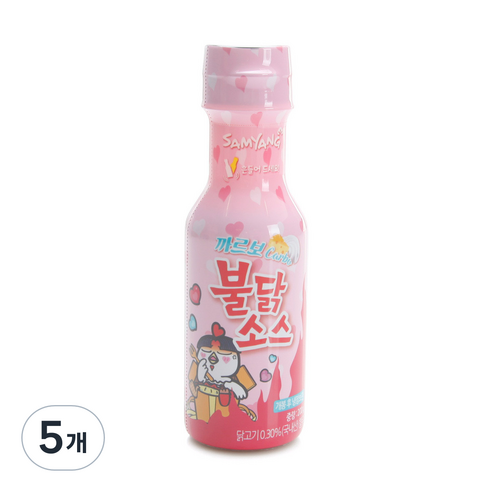 삼양 까르보불닭소스, 200g, 5개