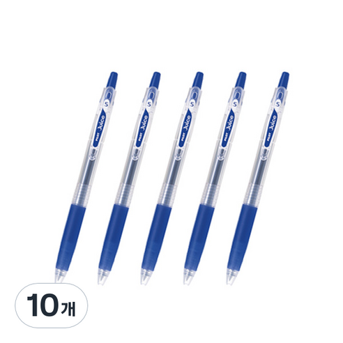 파이롯트 쥬스 젤잉크펜 0.38mm, 블루, 10개