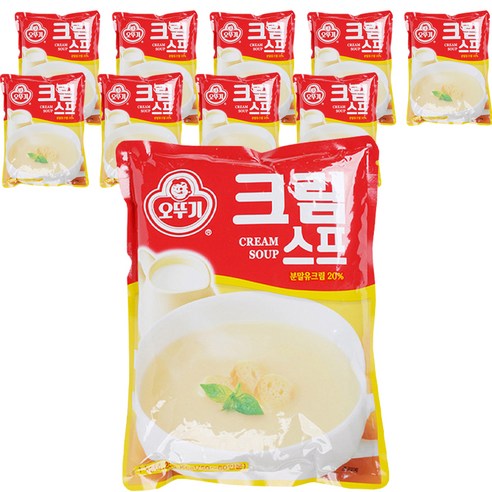 오뚜기 크림스프, 1kg, 10개