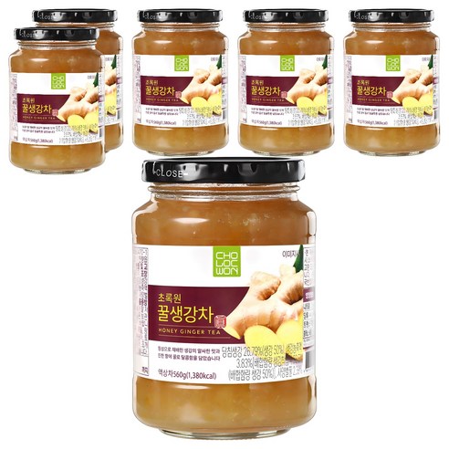 초록원 꿀생강차, 560g, 1개입, 6개