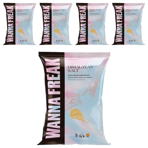 워너프릭 히말라얀 솔트 감자칩, 115g, 5개