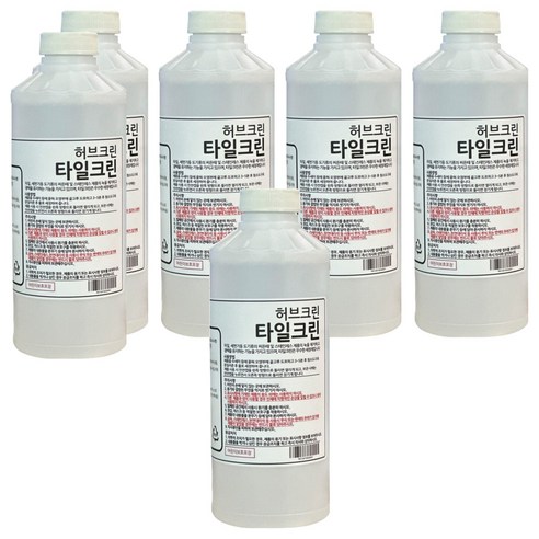 허브크린 타일크린, 1L, 6개