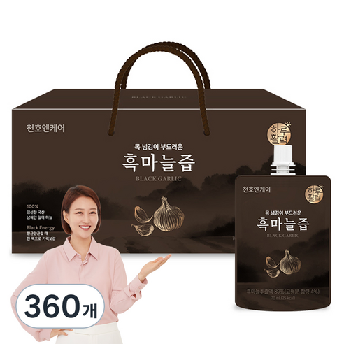 하루활력 흑마늘즙, 70ml, 360개