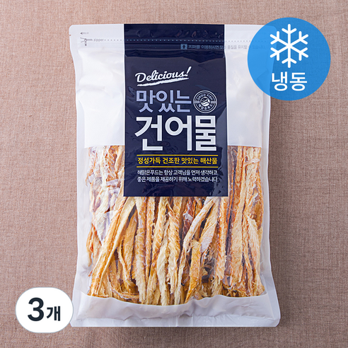 해맑은푸드 북어채 (냉동), 400g, 3개