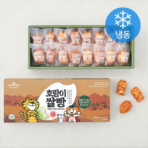 팜드리 호랑이 쌀빵 16개입 (냉동), 240g, 1개