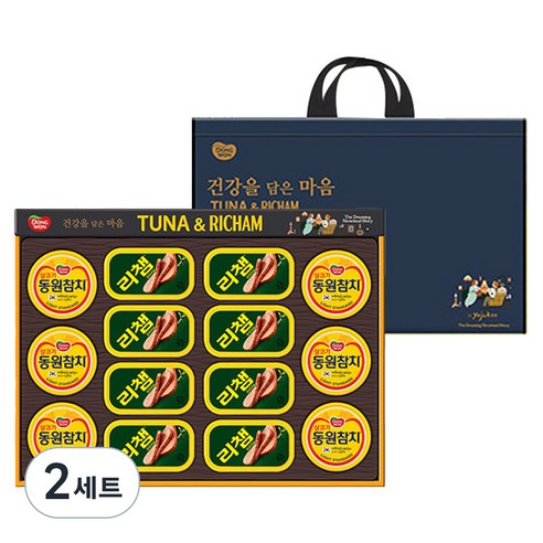 동원 튜나리챔 선물세트 O-68호 + 부직포백, 2세트