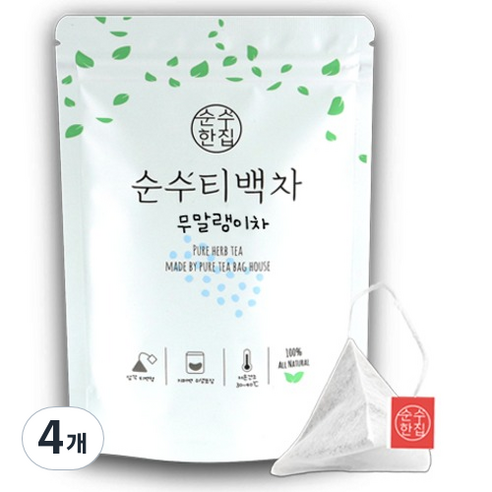 순수한집 무말랭이차 티백, 1g, 10개입, 4개