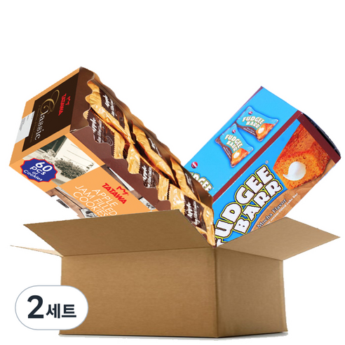 퍼지바 모카 504g + 타타와 사과잼 쿠키 600g, 2세트