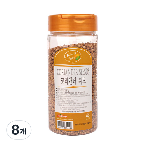 내츄럴스파이스 코리앤더 씨드, 130g, 8개